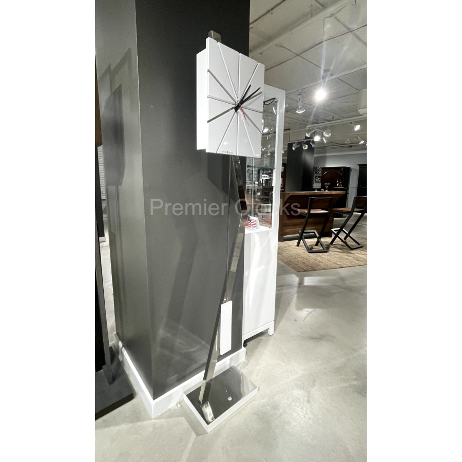 Howard Miller Zander Floor Clock 615152 real photo of the side - Premier Clocks