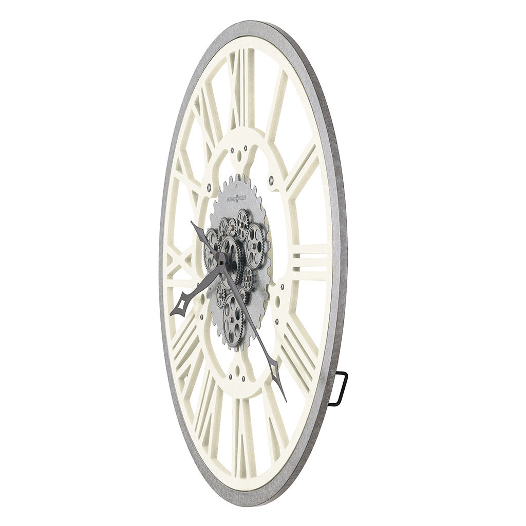 Howard Miller Zeila Wall Clock 625814 angle - Premier Clocks