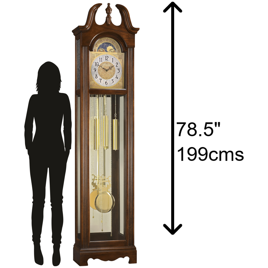 Ridgeway Harper Grandfather Clock 2552 scale - Premier Clocks