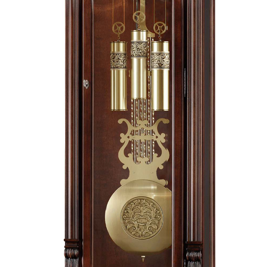 Ridgeway Henley Grandfather Clock 2592 pendulum and cable-driven weights - Premier Clocks