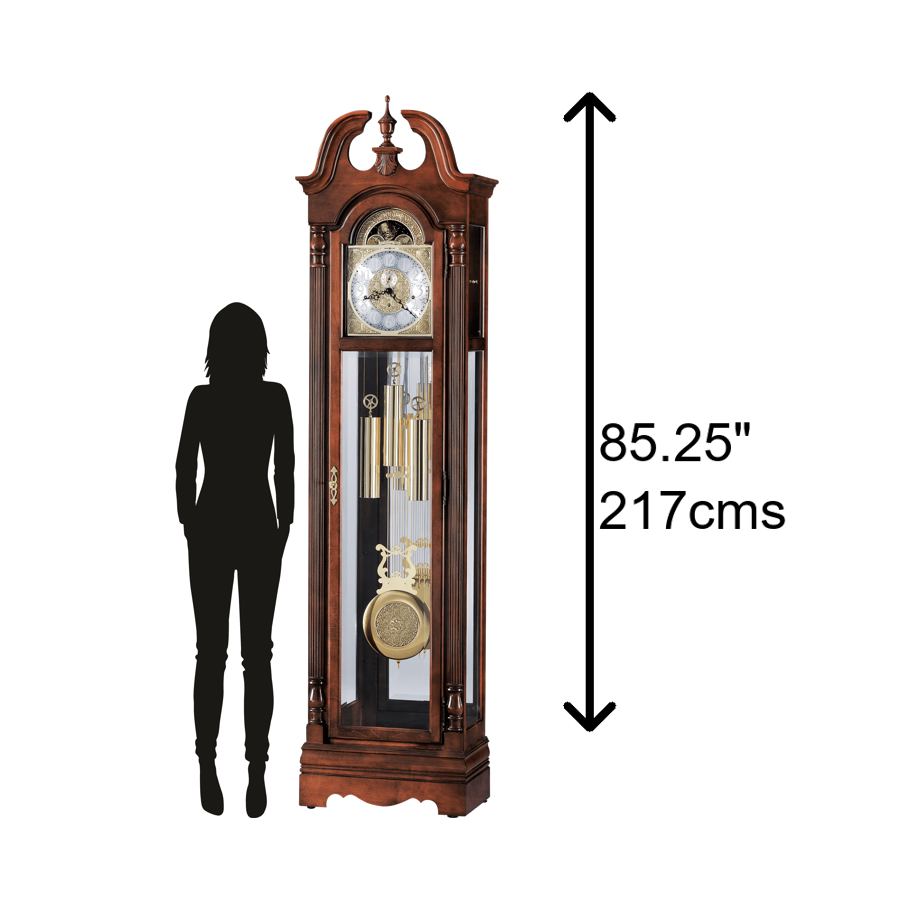 Howard Miller Benjamin Grandfather Clock 610983 - scale - Premier Clocks