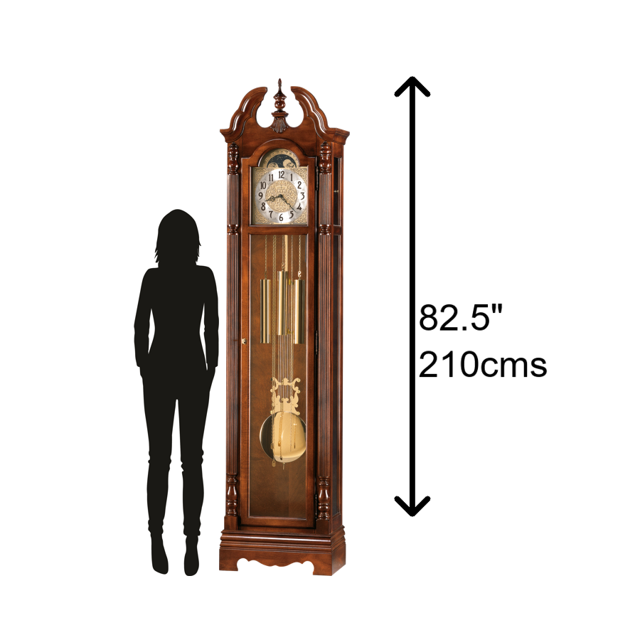 Howard Miller Jonathan Grandfather Clock 610895 scale - Premier Clocks