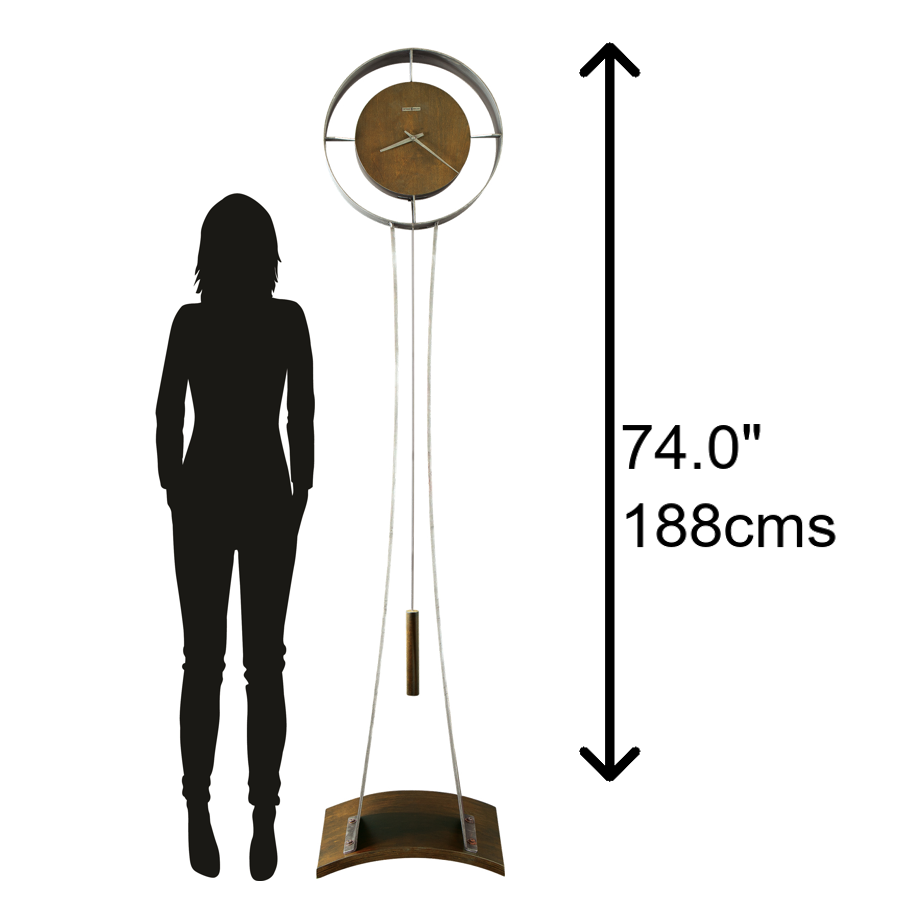 Howard Miller Kira Floor Clock 615108 - scale - Premier Clocks