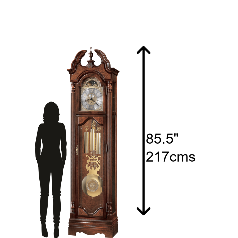 Howard Miller Langston Grandfather Clock 611017 scale at Premier Clocks