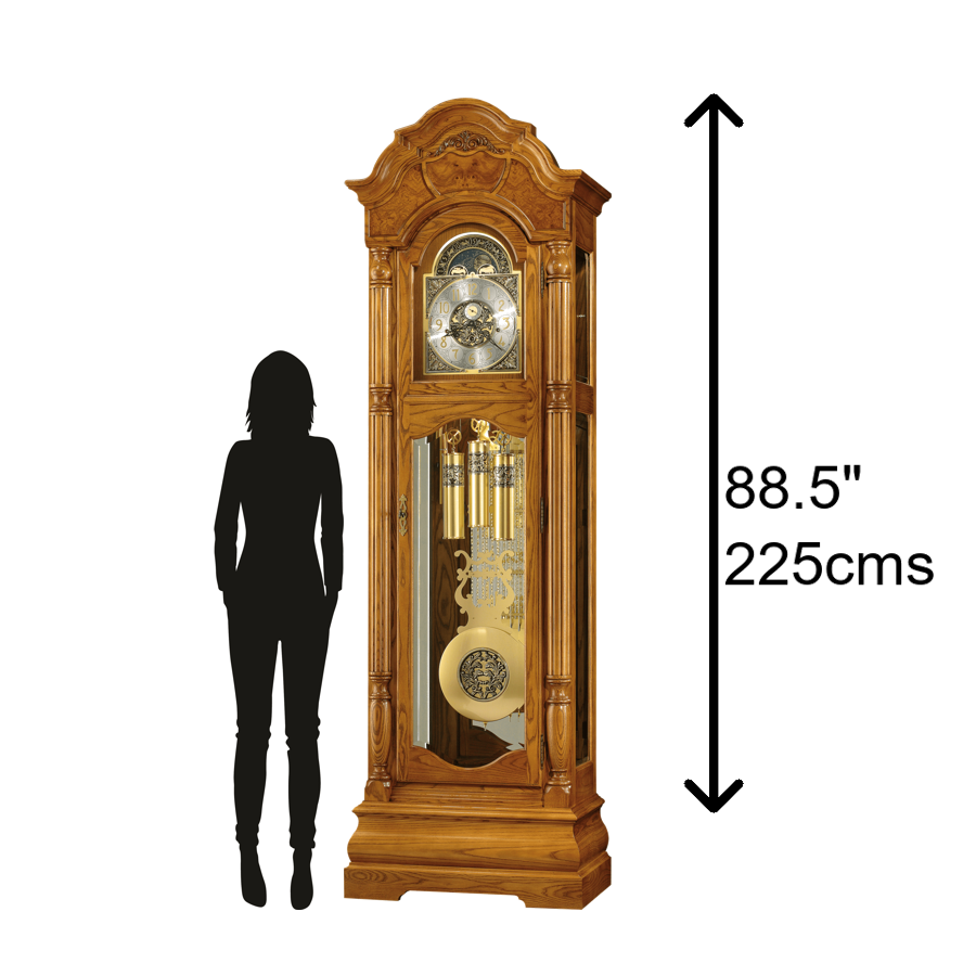 Howard Miller Scarborough Grandfather Clock 611144 scale at Premier Clocks