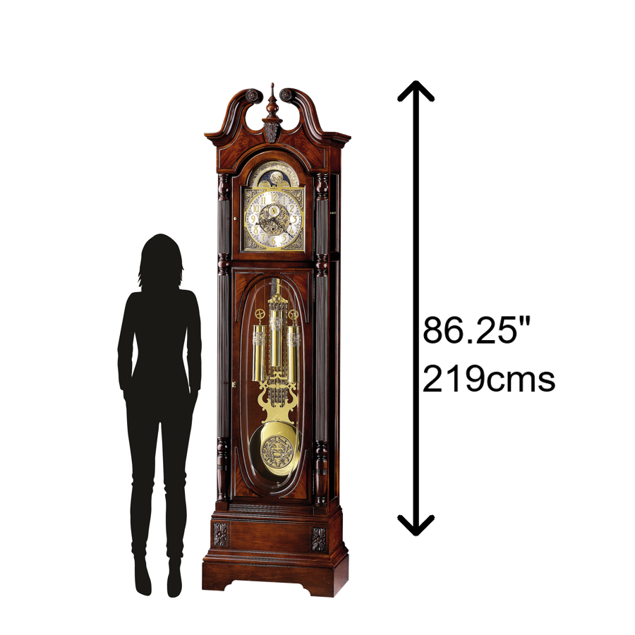 Howard Miller Stewart Grandfather Clock 610948 - scale - Premier Clocks