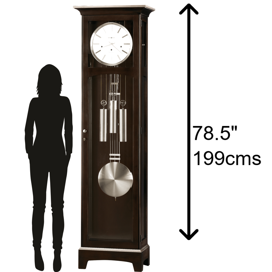 Howard Miller Urban II Floor Clock 610866 scale - Premier Clocks