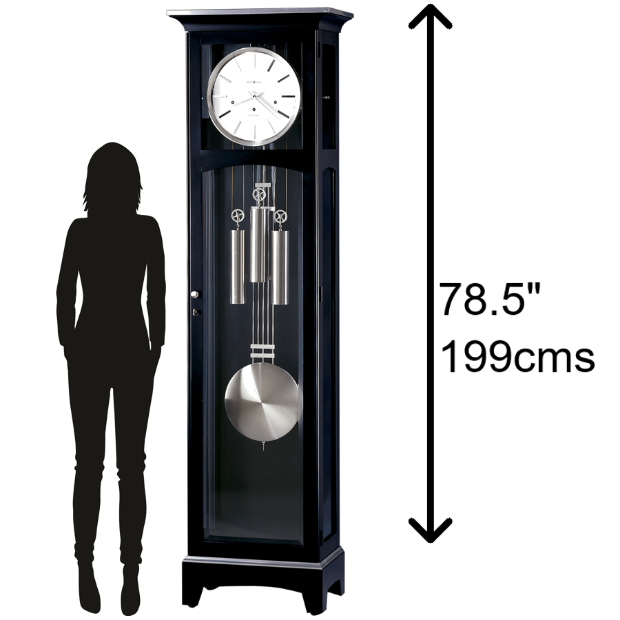 Howard Miller Urban III Floor Clock 660125 - scale - Premier Clocks