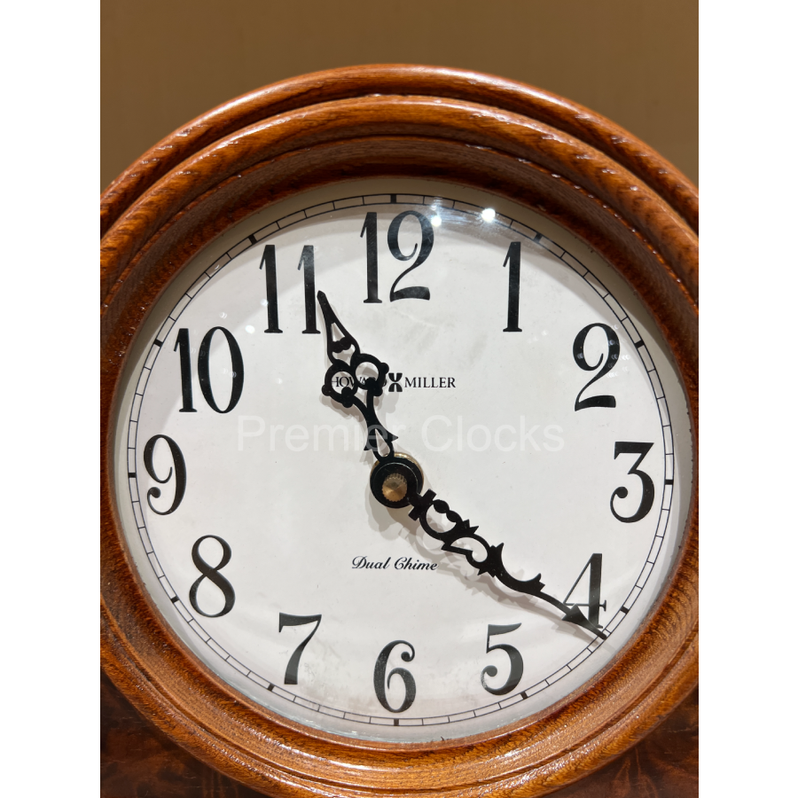 Howard Miller Anthony Mantel Clock 635113 real image dial details - Premier Clocks