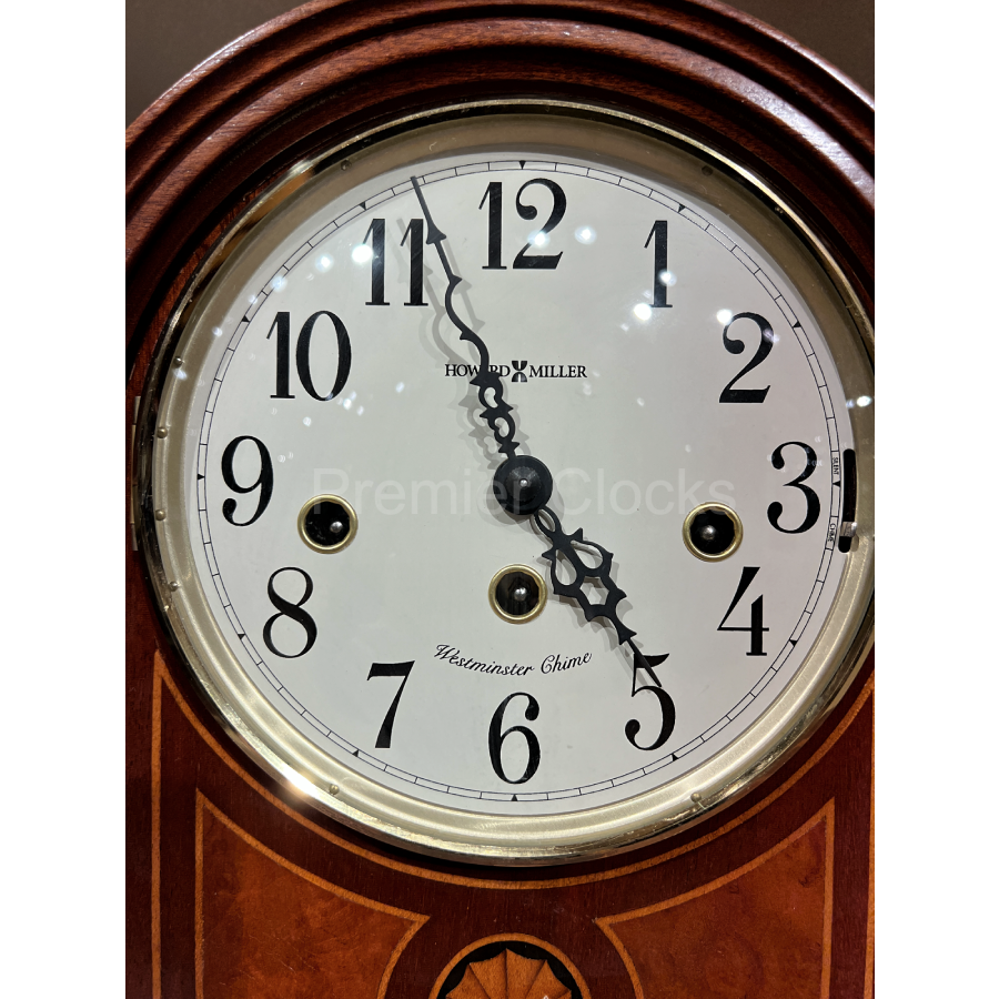Howard Miller Barrister Mantel Clock 613180 real image dial - Premier Clocks