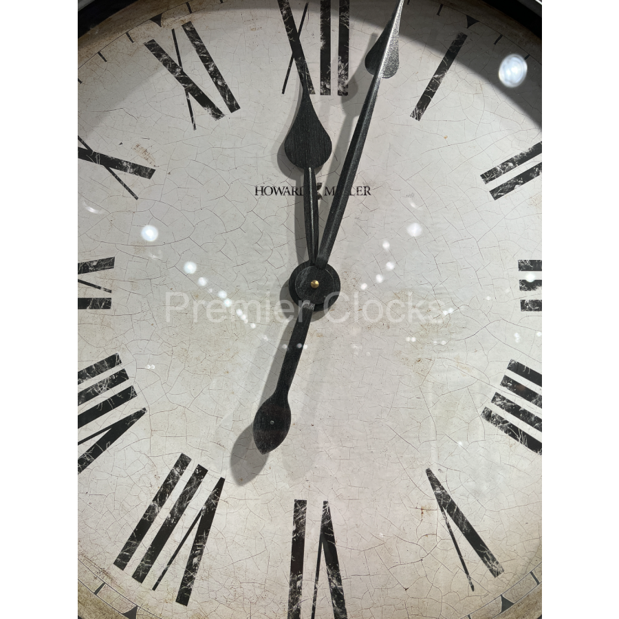 Howard Miller Bathazaar Wall Clock 625622 real image dial details - Premier Clocks