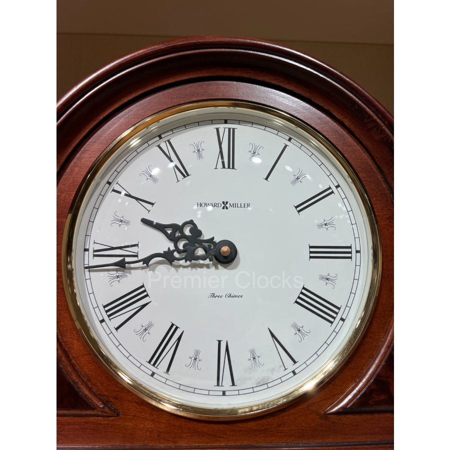 Howard Miller Burton II Mantel Clock 635107 real image dial details - Premier Clocks