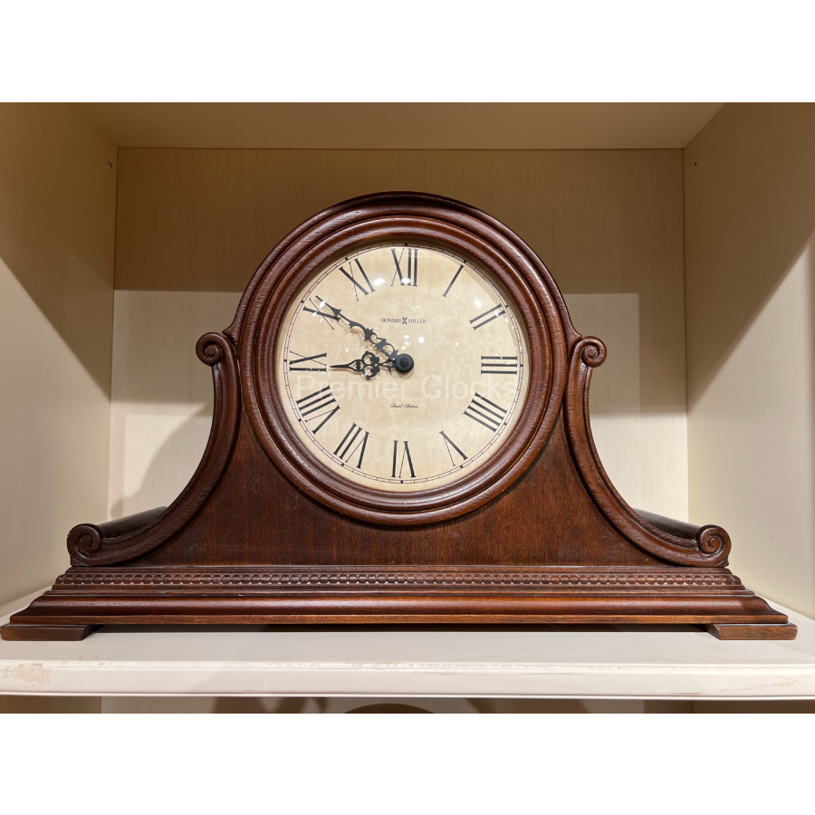 Howard Miller Hampton Mantel Clock 630150 real image front view - Premier Clocks