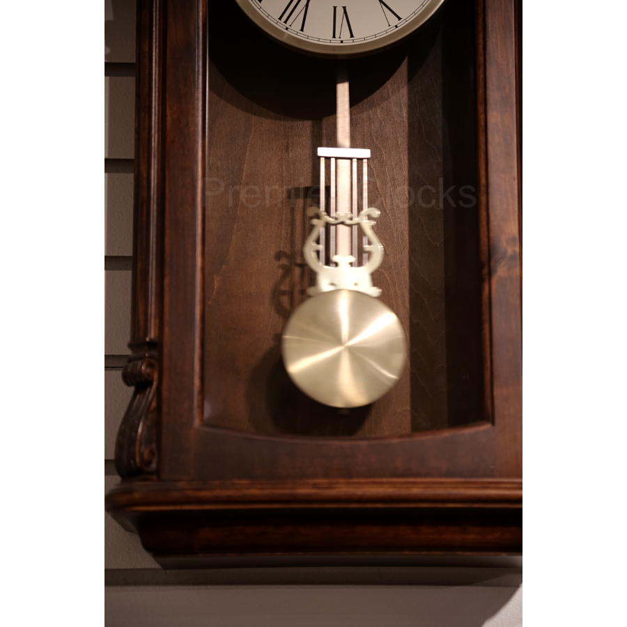 Howard Miller Henderson Wall Clock 625378 real photo pendulum - Premier Clocks