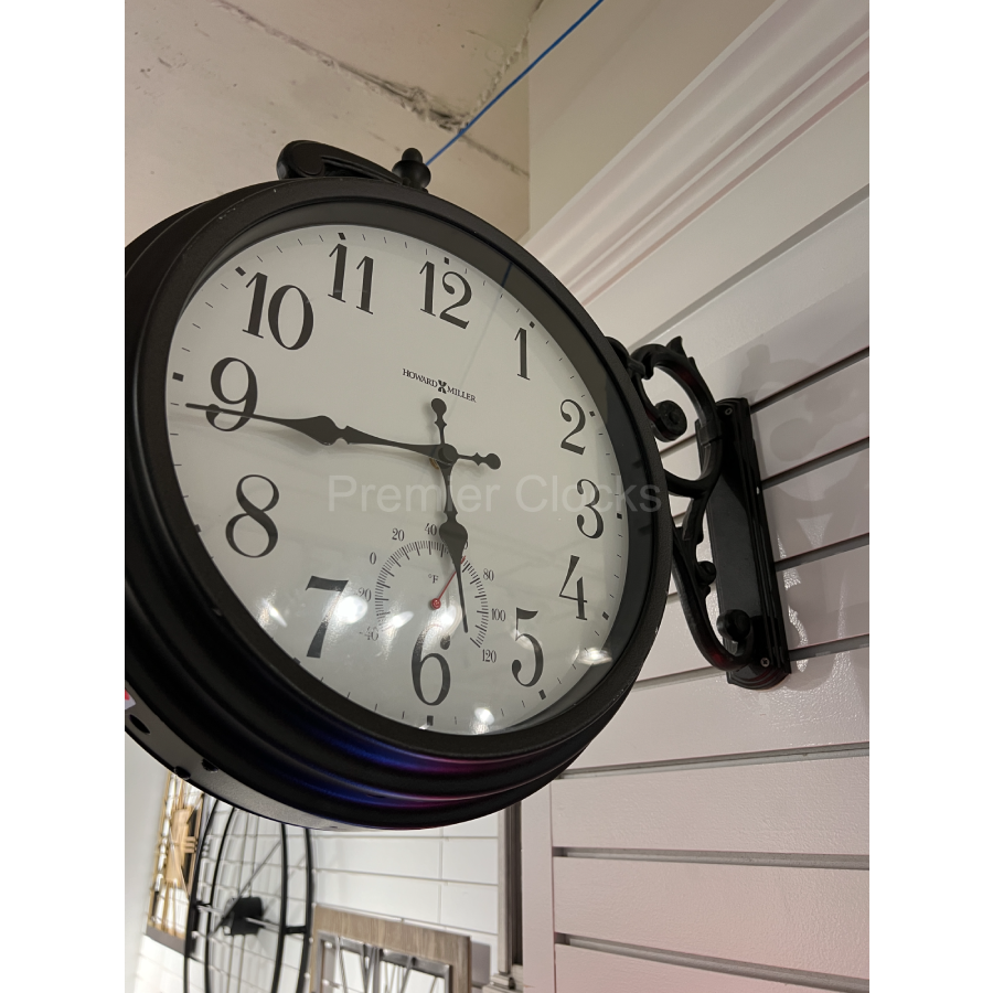 Howard Miller Luis Wall Clock 625358 for outdoor real photo front - Premier Clocks