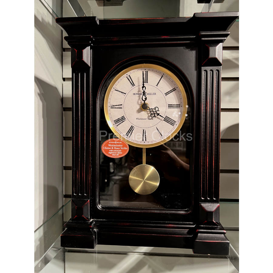 Howard Miller Mia Mantel Clock 635187 real image front view - Premier Clocks