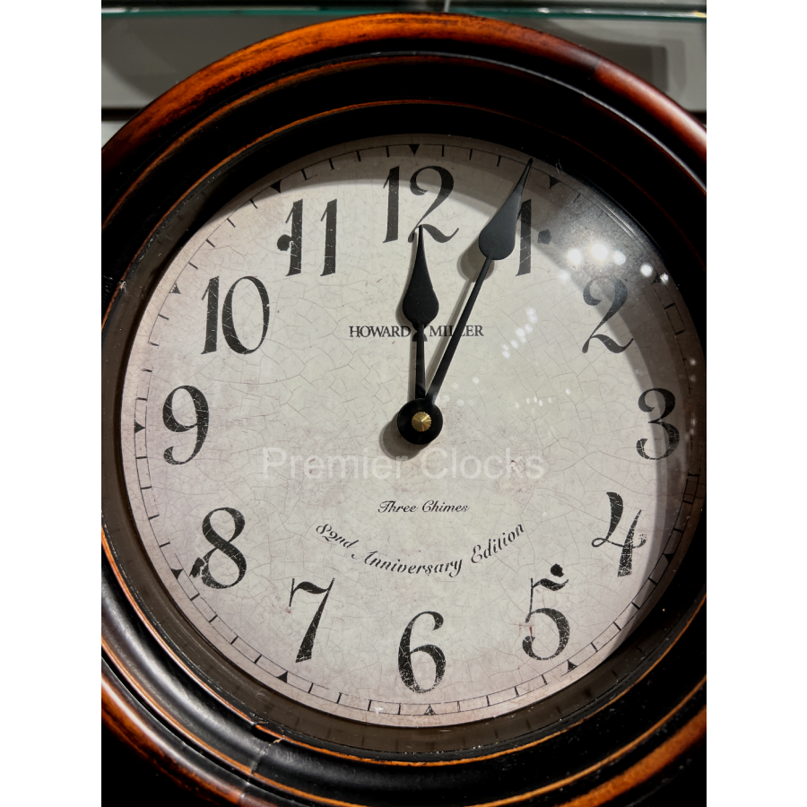 Howard Miller Murray Mantel Clock 635150 real image dial details - Premier Clocks