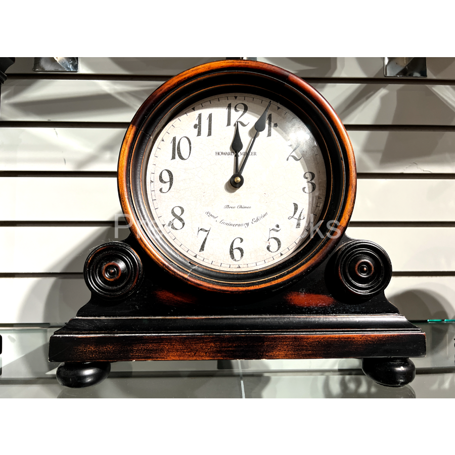 Howard Miller Murray Mantel Clock 635150 real image front view - Premier Clocks