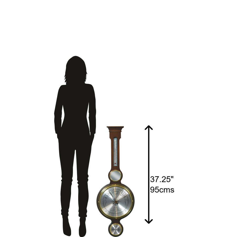 Howard Miller Olympia II Wall Clock 612722 scale - Premier Clocks