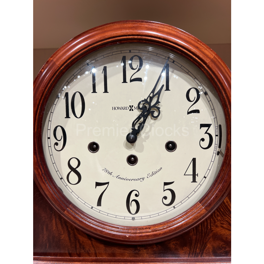 Howard Miller Palmer Mantel Clock 630220 real image dial details - Premier Clocks