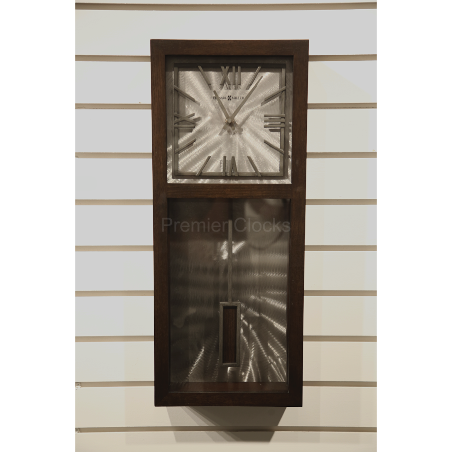 Howard Miller Reid Wall Clock 625760 real image front view - Premier Clocks