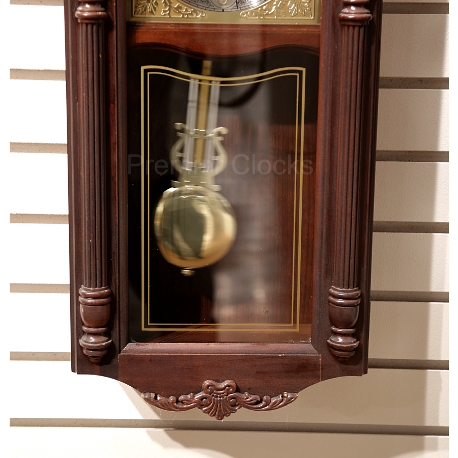 Howard Miller Rowland Wall Clock 620182 real image pendulum - Premier Clocks