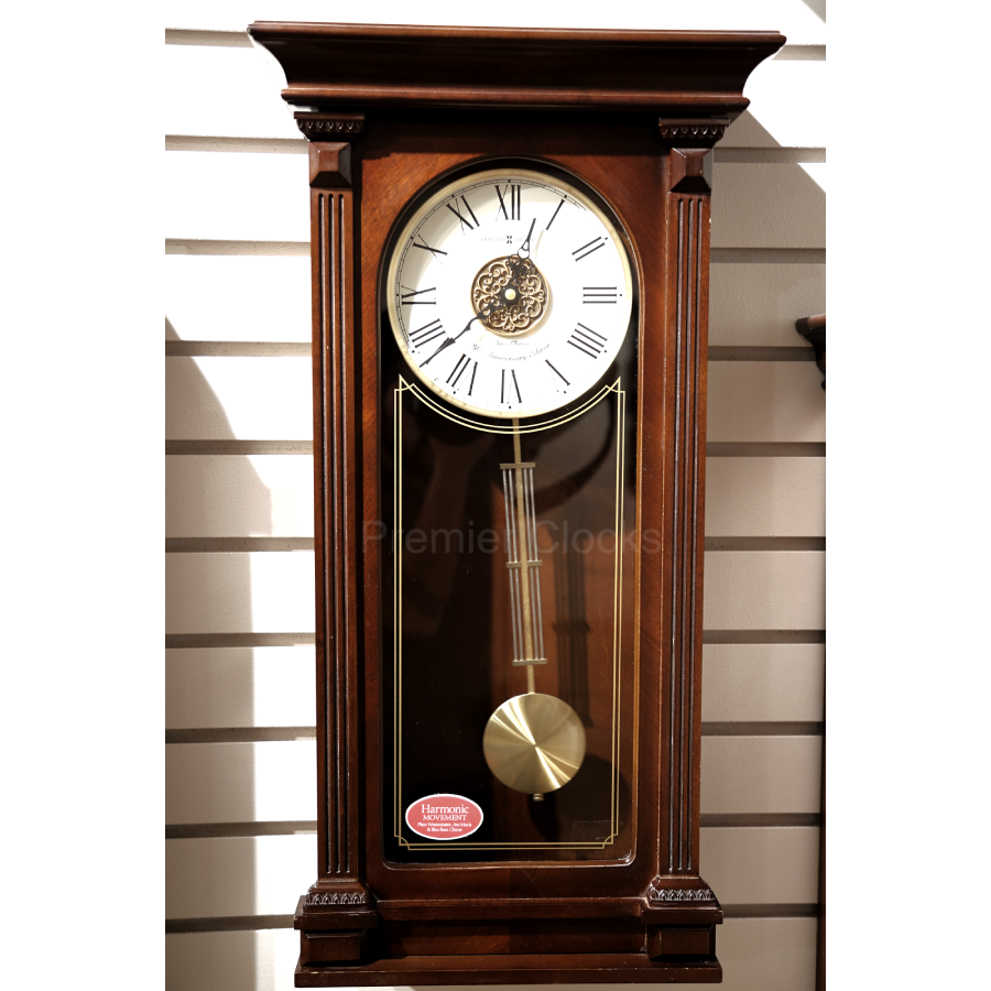Howard Miller Sinclair Wall Clock 625524 real photo front - Premier Clocks