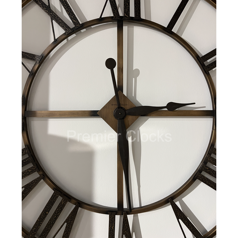 Howard Miller Wingate Wall Clock 625566 real image dial details - Premier Clocks