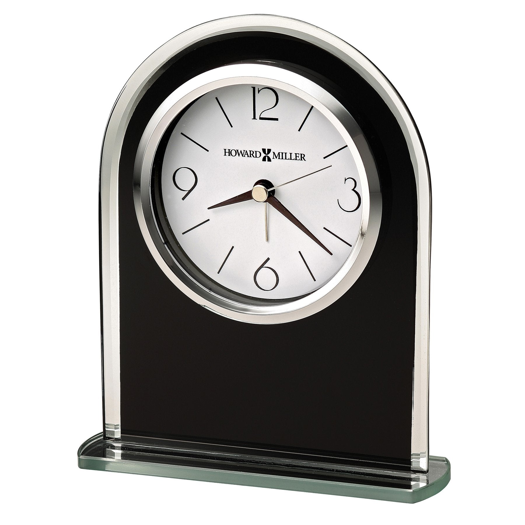 Howard Miller Ebony Luster Table Clock 645702 - Premier Clocks