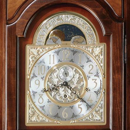 Howard Miller Majestic II Curio Floor Clock 610939 dial - Premier Clocks
