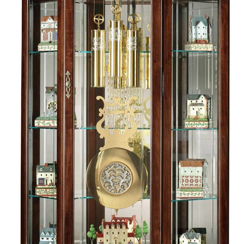 Howard Miller Majestic II Curio Floor Clock 610939 case - Premier Clocks