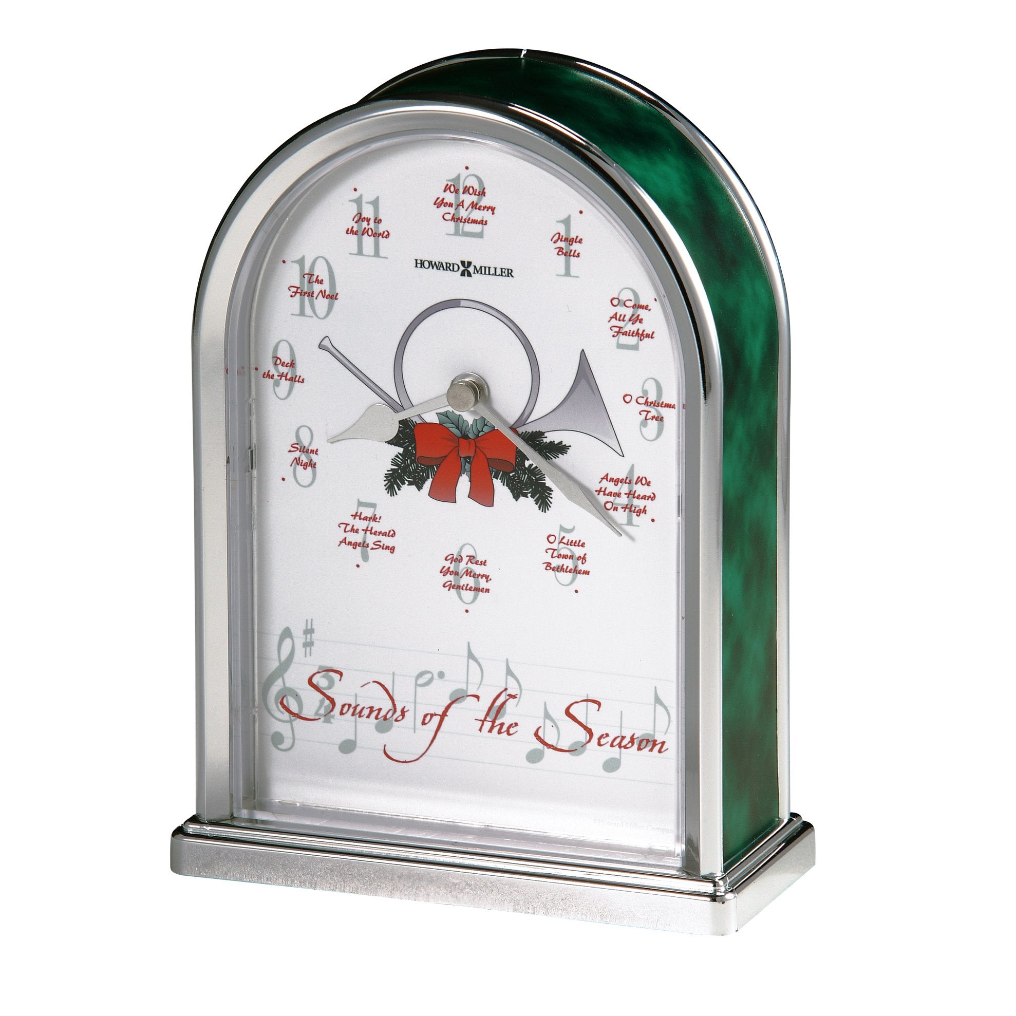 Howard Miller Sounds of the Season Table Clock 645687 - Premier Clocks